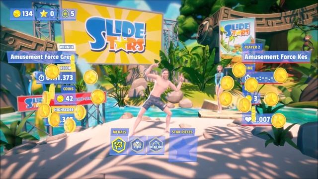 Slide Stars Gameplay | XboxOne PS4 Switch