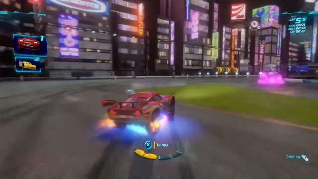 Cars 2 The Video Game | Dragon Lightning - Ginza Sprint | 9 laps смотреть онлайн