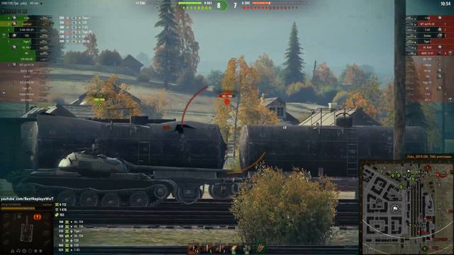 Jagdtiger • 11.1K DMG 8 KILLS • WoT Gameplay смотреть онлайн