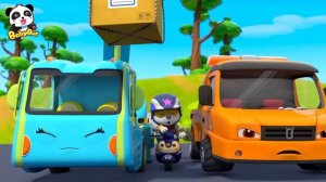 Tow Truck VS Crane Truck, Who Is Stronger? | Cars for kids |  BabyBus Nursery Rhymes & Kids Songs