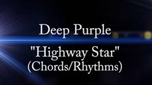 Как играть ритм-партии Highway Star - Deep Purple