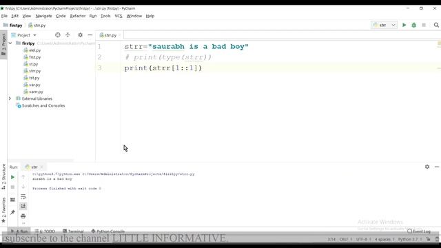 String slicing and other function in python смотреть онлайн