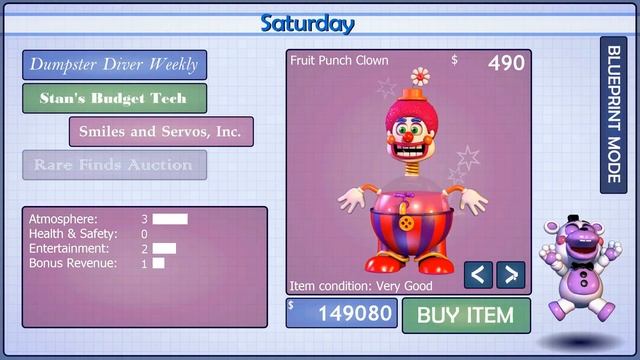 FNAF 6 Extras - All Animatronics & All Items Unlocked (Freddy Fazbear's Pizzeria Simulator) смотреть онлайн