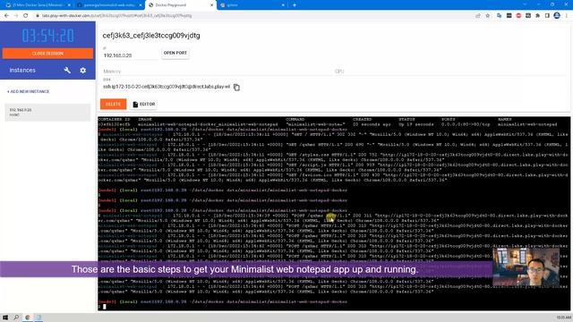 [5 Mins Docker Series] Using Docker Run to Install A Web Notepad App - Minimalist - Part 1 смотреть онлайн