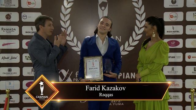 Фарид Казаков награждение национальной премии "Xəzər milli mükafatı". смотреть онлайн
