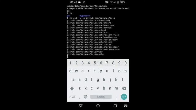 Run a custom HTTP Server from Android using Iris web framework (golang) смотреть онлайн