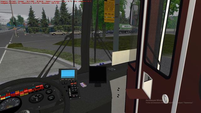 OMSI 2 - Могэс Маршрут 100 на автобусе МАЗ 107.066 2008 года МСК.