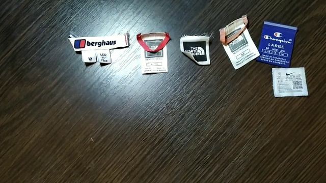 Коллекция бирок за месяц)