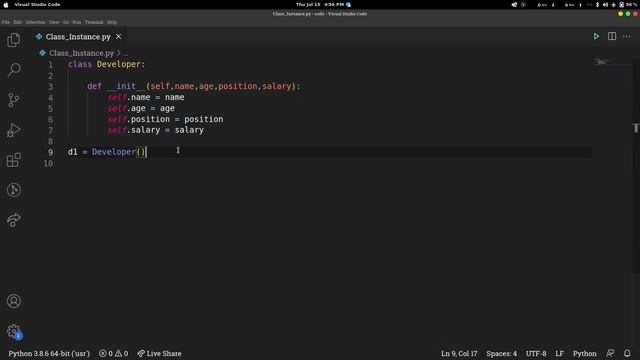 Classes and Instances in Python || OOP || Beginner Tutorial смотреть онлайн