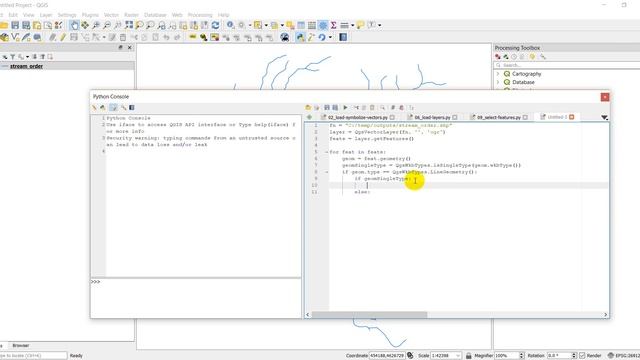 QGIS Python (PyQGIS) - Get vector geometry смотреть онлайн