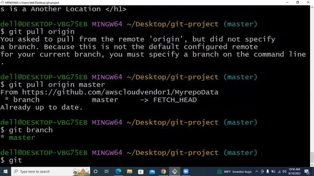 Devops on 18 8 2022 Part 2 GitHub Config Part 2 смотреть онлайн