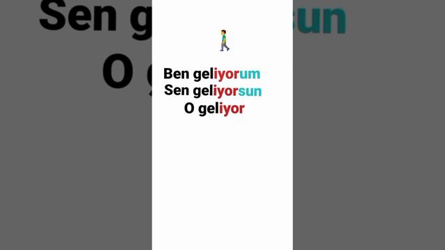 Şimdiki Zaman(Present Continuous) - Gelmek(Come) смотреть онлайн