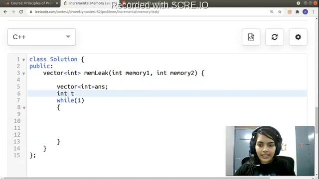 Leetcode 1860.Incremental Memory Leak||Biweekly contest 52||Code + Explanation + example walkthroug смотреть онлайн