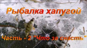 Рыбалка хапугой. Часть - 2 "Что за снасть?".