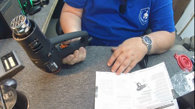 Warrior 1500 Watt Dual Temperature Heat Gun Box Opening and Review смотреть онлайн