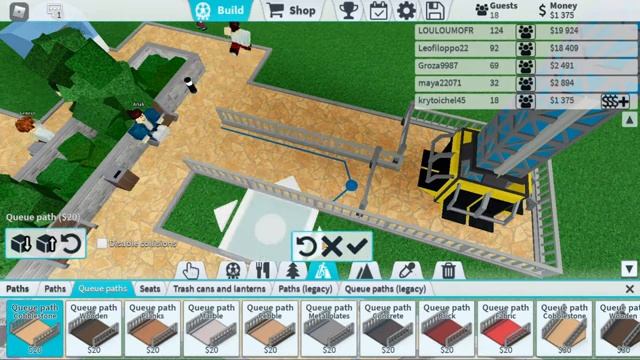 Построила свой парк аттракционов в ROBLOX|Theme Park Tycoon 2 смотреть онлайн