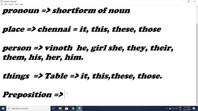 English Grammar Introduction Preposition & Pronoun смотреть онлайн