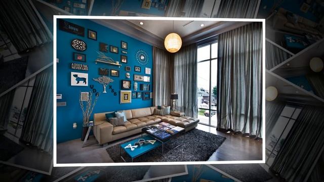 Голубая гостиная: освежит и расслабит | Blue living room смотреть онлайн