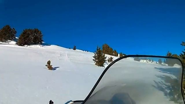 Баштала. Вид на Белуху. Покатушки на снегоходе смотреть онлайн