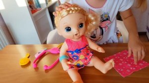 КуКла Пупсик Беби Элайв Плачет Настоящими Слезами игры для девочек \Baby Alive Sweet Tears Baby Dol