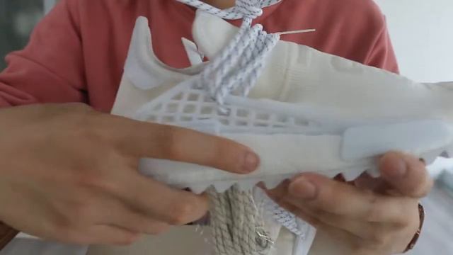 THESE ARE FIRE!!! Hu NMD || Adidas Human Race Holi NMD Blank Canvas by Pharrell Williams Review смотреть онлайн