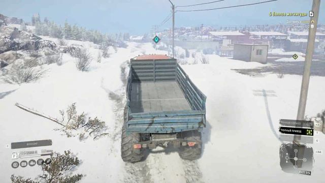 SnowRunner. Кольский полуостров. Имандра. Поручение "5 Баллов магнитуды" смотреть онлайн