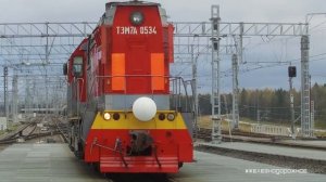 Тепловоз без машиниста едет сам! Cамая крутая ж.д. горка в России. #Железнодорожное в Усть-Луге. 39