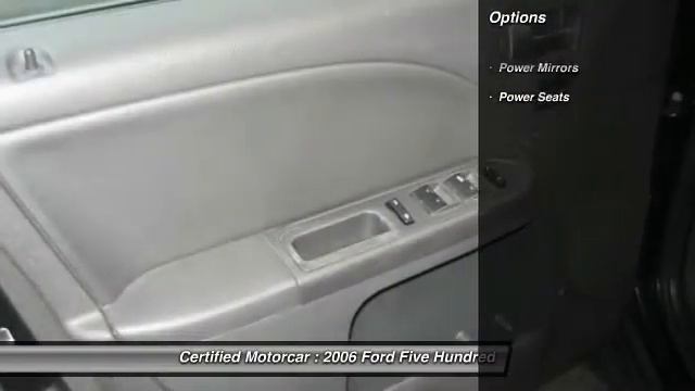2006 Ford Five Hundred Limited 4d Sedan Awd Roselle Park NJ 07204 смотреть онлайн