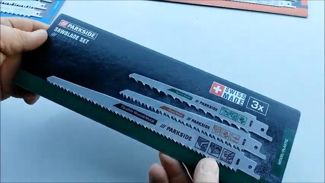 Brzeszczoty PARKSIDE Wielozadaniowe UNBOXING Do Piły Szablastej