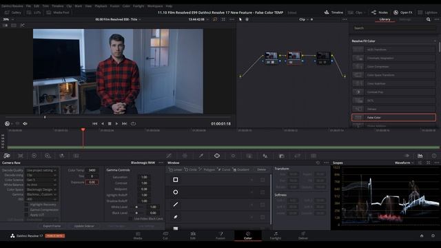 DaVinci Resolve 17 | False Color смотреть онлайн