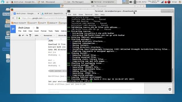 How to install Oracle JDK (Java Development Kit) on arch based linux ? смотреть онлайн
