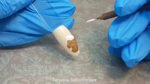 Зимний дизайн ногтей ВАРЕЖКА смотреть онлайн