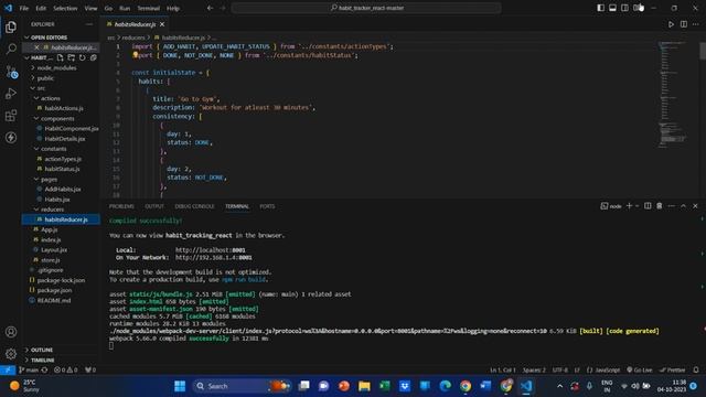React test Habit tracking app смотреть онлайн