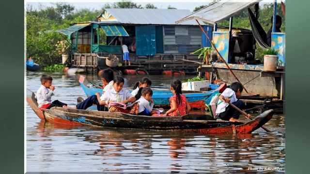 Travel to CAMBODIA: TONLE SAP LAKE/ КАМБОДЖА: ОЗЕРО ТОНЛЕ САП смотреть онлайн