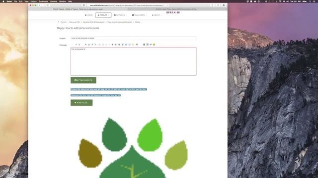 Add an image in Joomla Kunena Crypsis смотреть онлайн