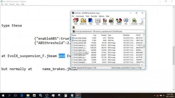 BeamNg drive How to put ABS & ESC in any car include (mod car)