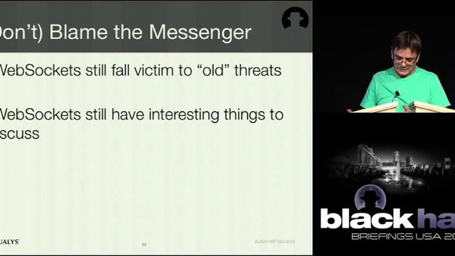 Blackhat 2012: Hacking with WebSockets смотреть онлайн