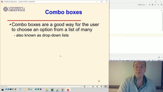 Python 10-5: GUIs - Check boxes & combo boxes смотреть онлайн