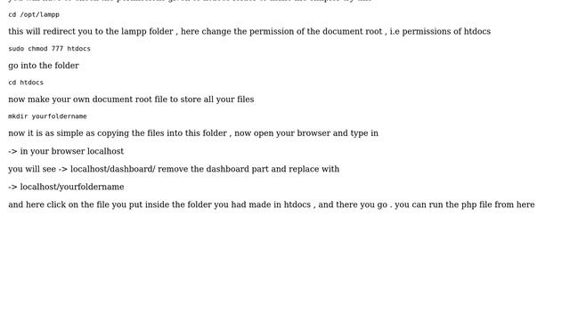 Ubuntu: How to run php program that saved in opt/lampp/htdocs? (3 Solutions!!) смотреть онлайн