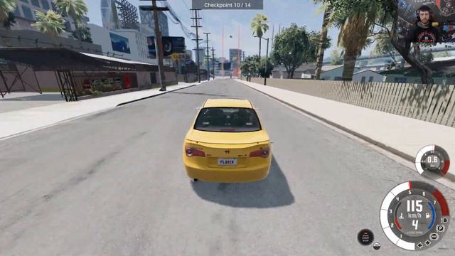 [MODS DE CORRIDAS - CORRIDA PELA CIDADE DE SUBARU] :BeamNG.Drive