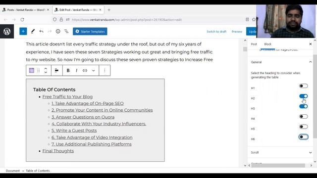 How to Create Table of Contents in WordPress Blog Post смотреть онлайн