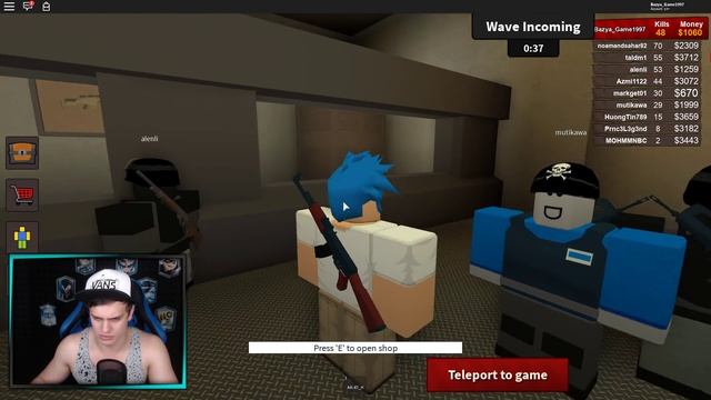 Базя VS Босс ЗОМБИ !!! Roblox смотреть онлайн