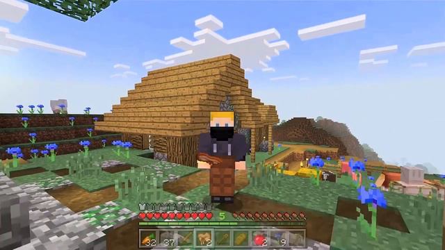 Minecraft But, I'm In An Abandoned Village смотреть онлайн