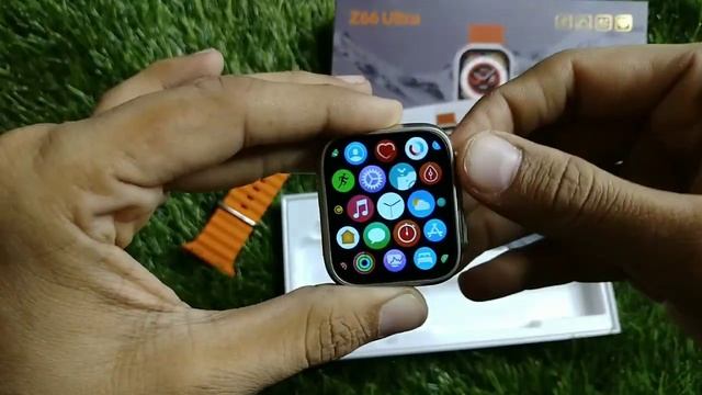 z66 ultra smartwatch unboxing, z66 ultra smartwatch, series 8 ultra, price 1300 on khushi gadgets смотреть онлайн