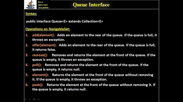 328. Java Collections - Queue Interface смотреть онлайн