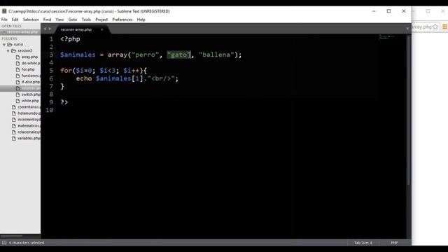 [Curso de PHP desde 0] - 14 - Recorrer un Array en PHP смотреть онлайн