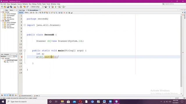 Lecture 7: How to take input through Scanner class in java || Input from user in Netbeans смотреть онлайн