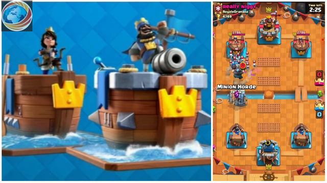 Clash royale/Unlocking the boat tower skin🛶🛶 for free смотреть онлайн