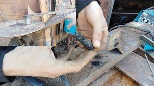 Увеличил диаметр вала под подшипники, сваркой без токарки