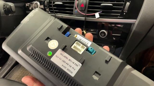 BMW X3 F25 - X4 F26 Installation  Android 12,25” Navigation Panel